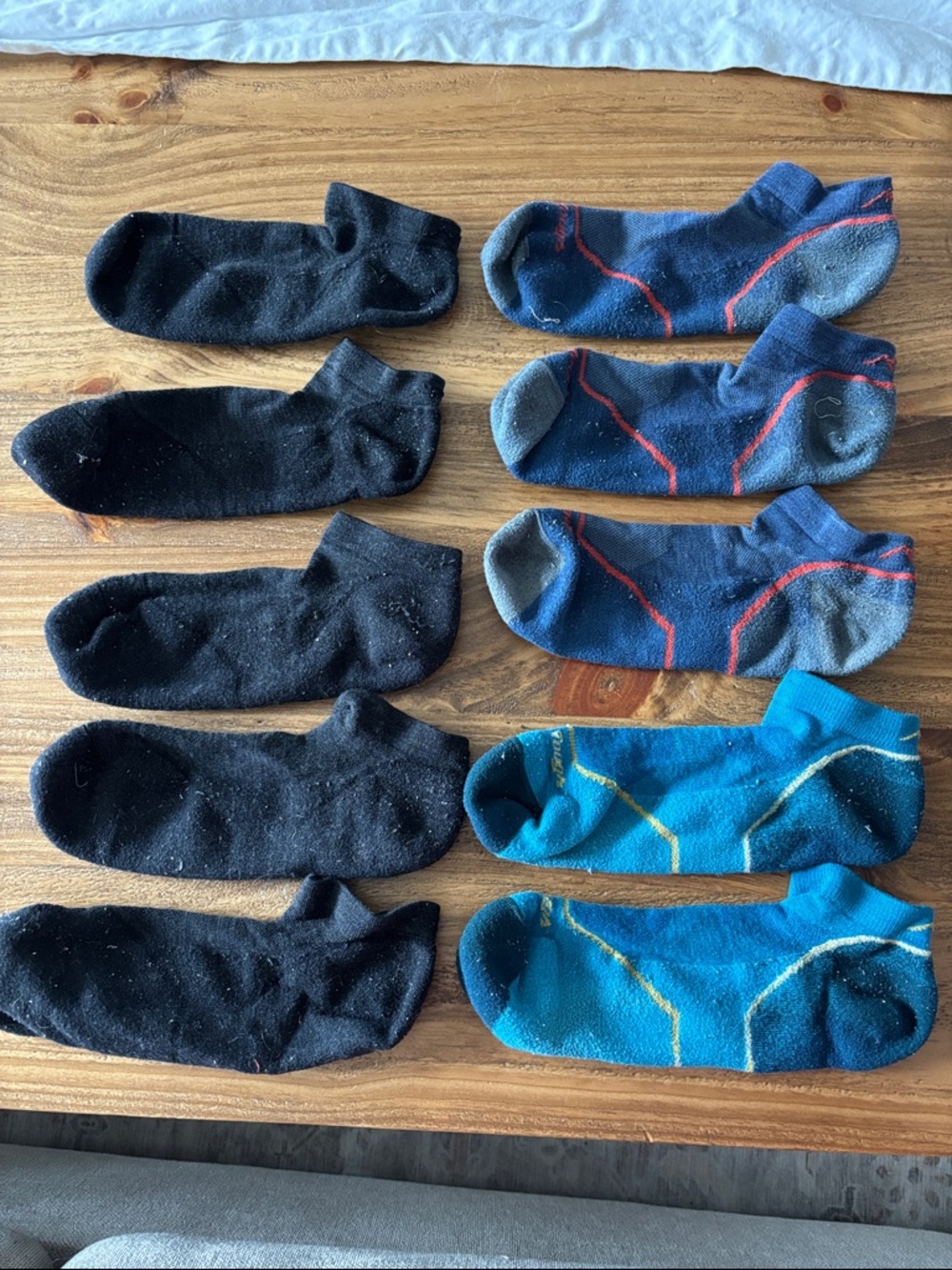 Low-Cut Athletic Socks Pack - Black, Navy & Teal